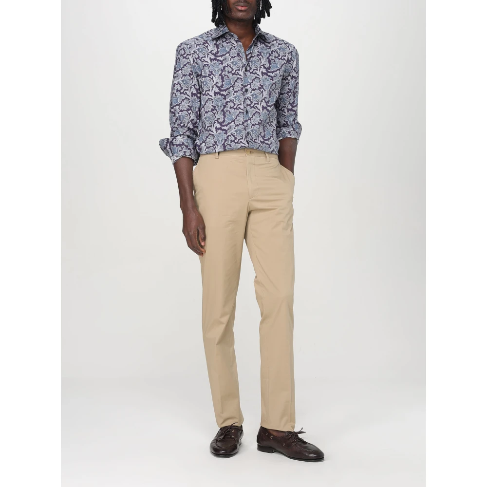 ETRO Roma Kraag Shirt Multicolor Heren