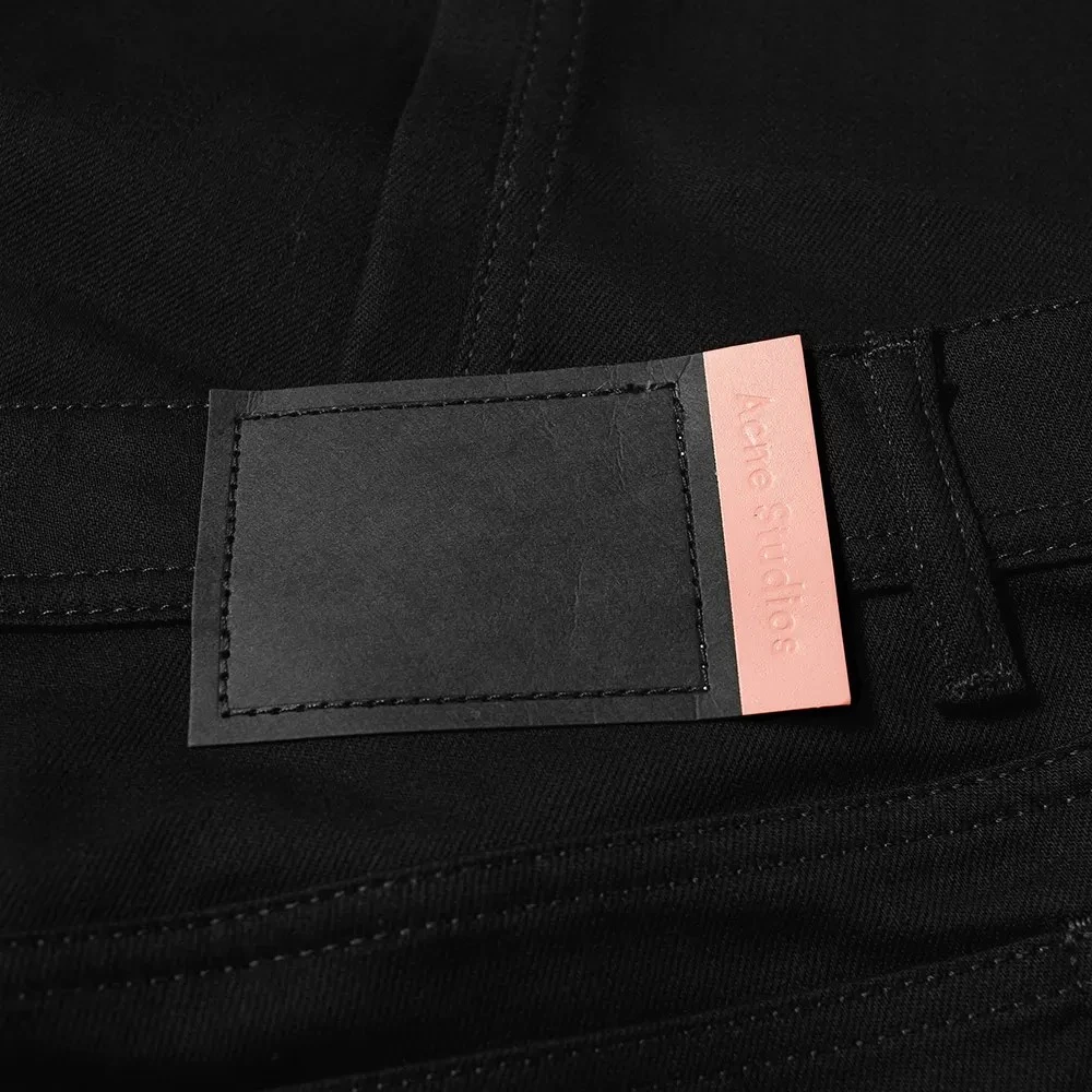 Acne Studios Stay Black Slim-fit Jeans Black Heren