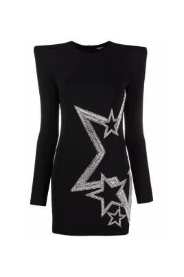 robe-noire-en-viscose-avec-strass-en-forme-detoile