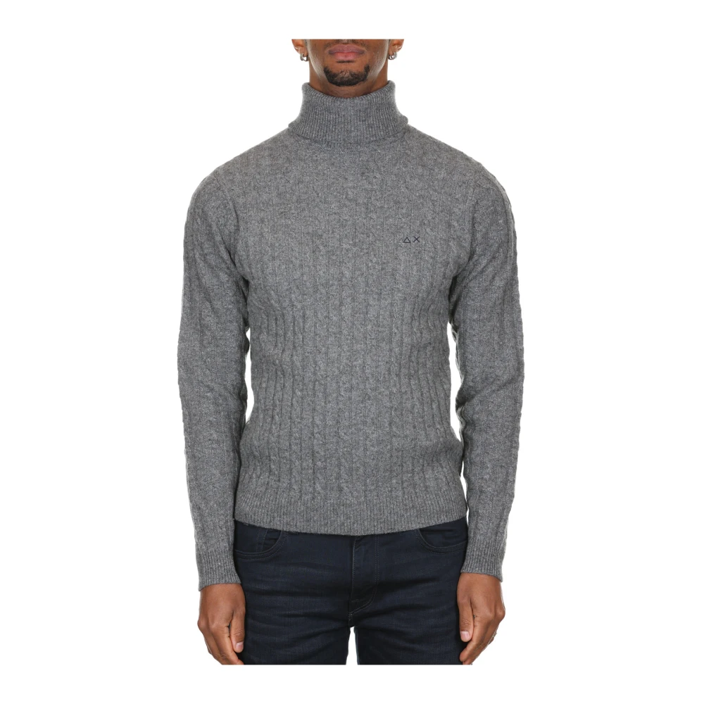 Sun68 Middengrijze Coltrui Gray Heren