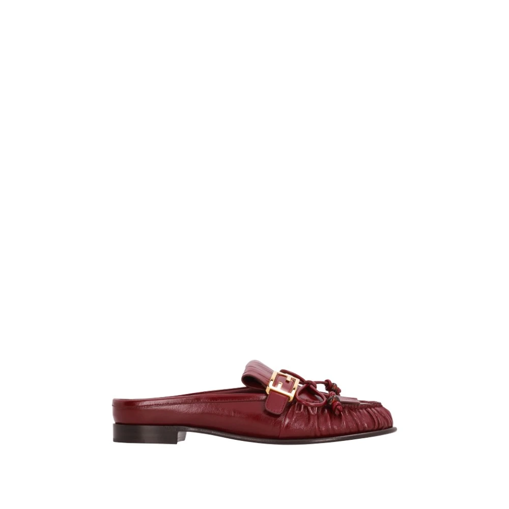 Fendi Damen Rot Schuhe, 38 Eugröße: