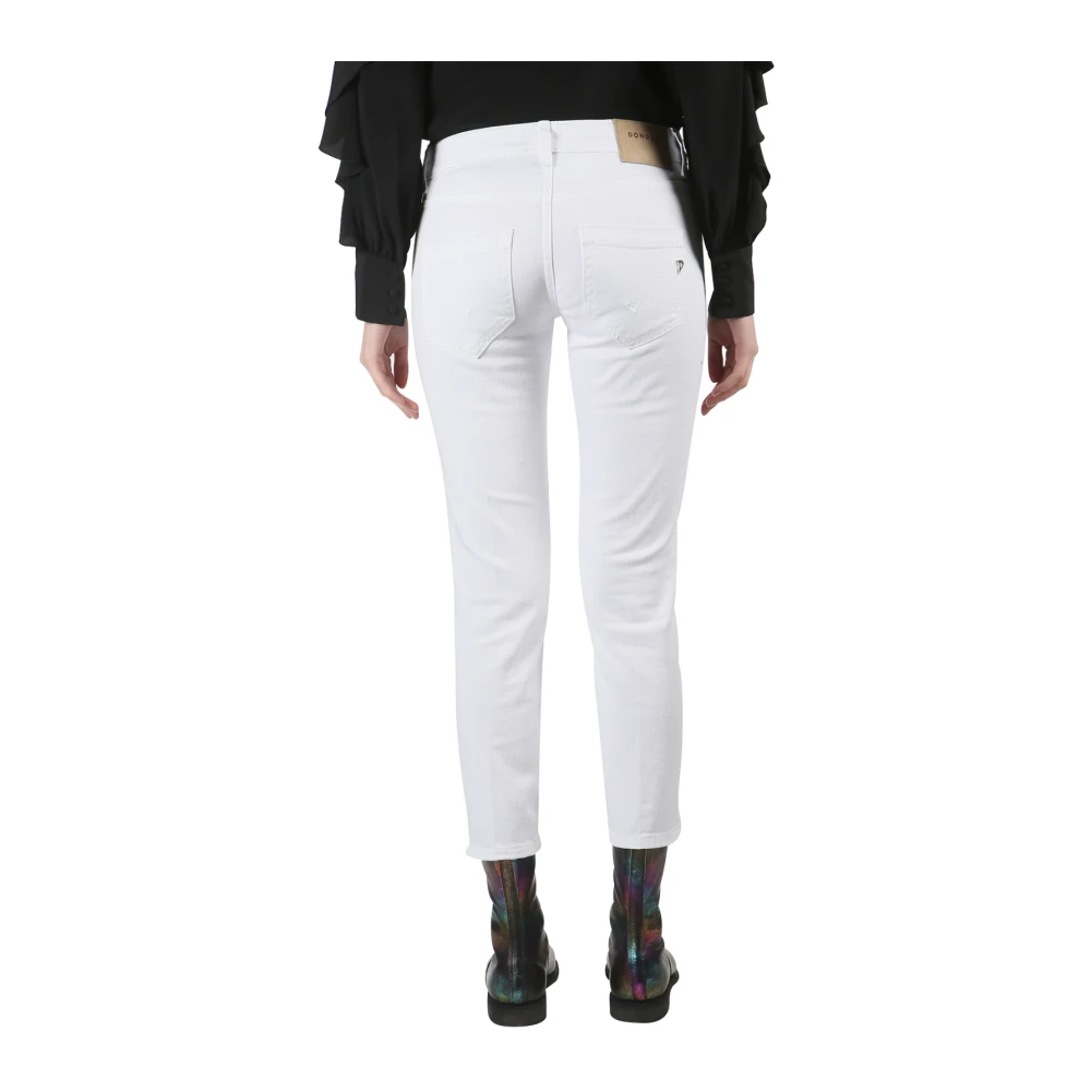 Dondup Denim Jeans Newdia Model White Dames