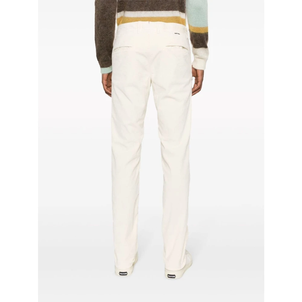Incotex Witte Broek voor Heren Aw23 White Heren