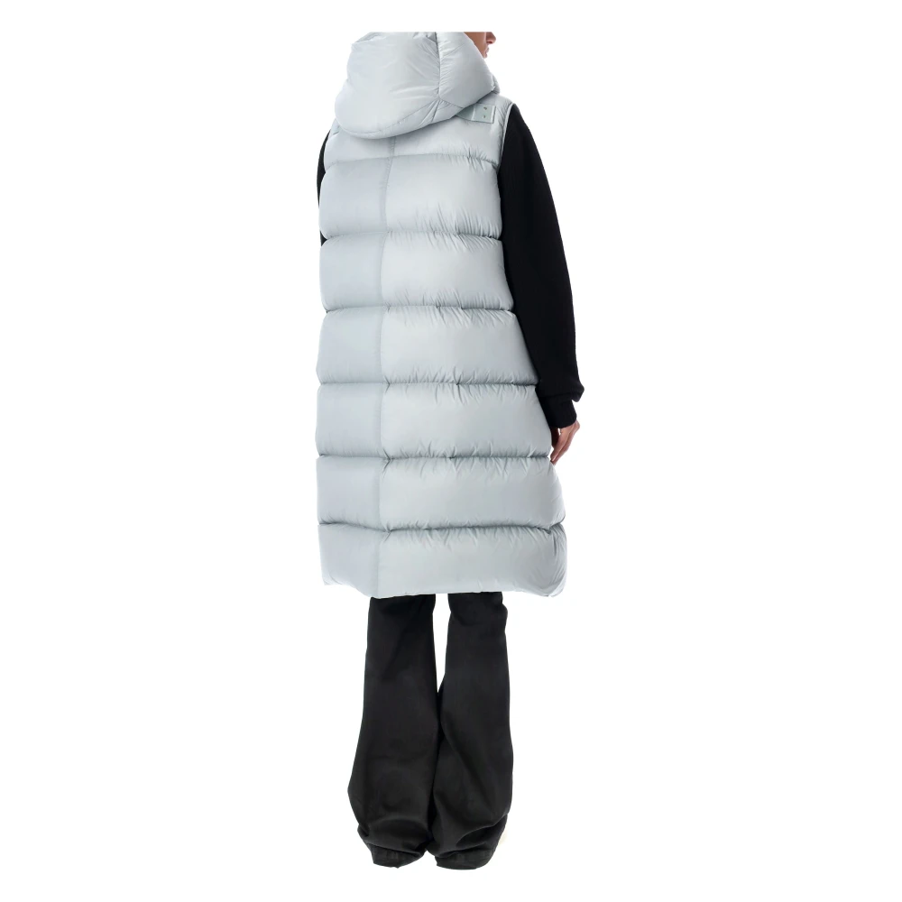 Rick Owens Lichtblauwe Puffer Buitenkleding Aw24 Blue Dames