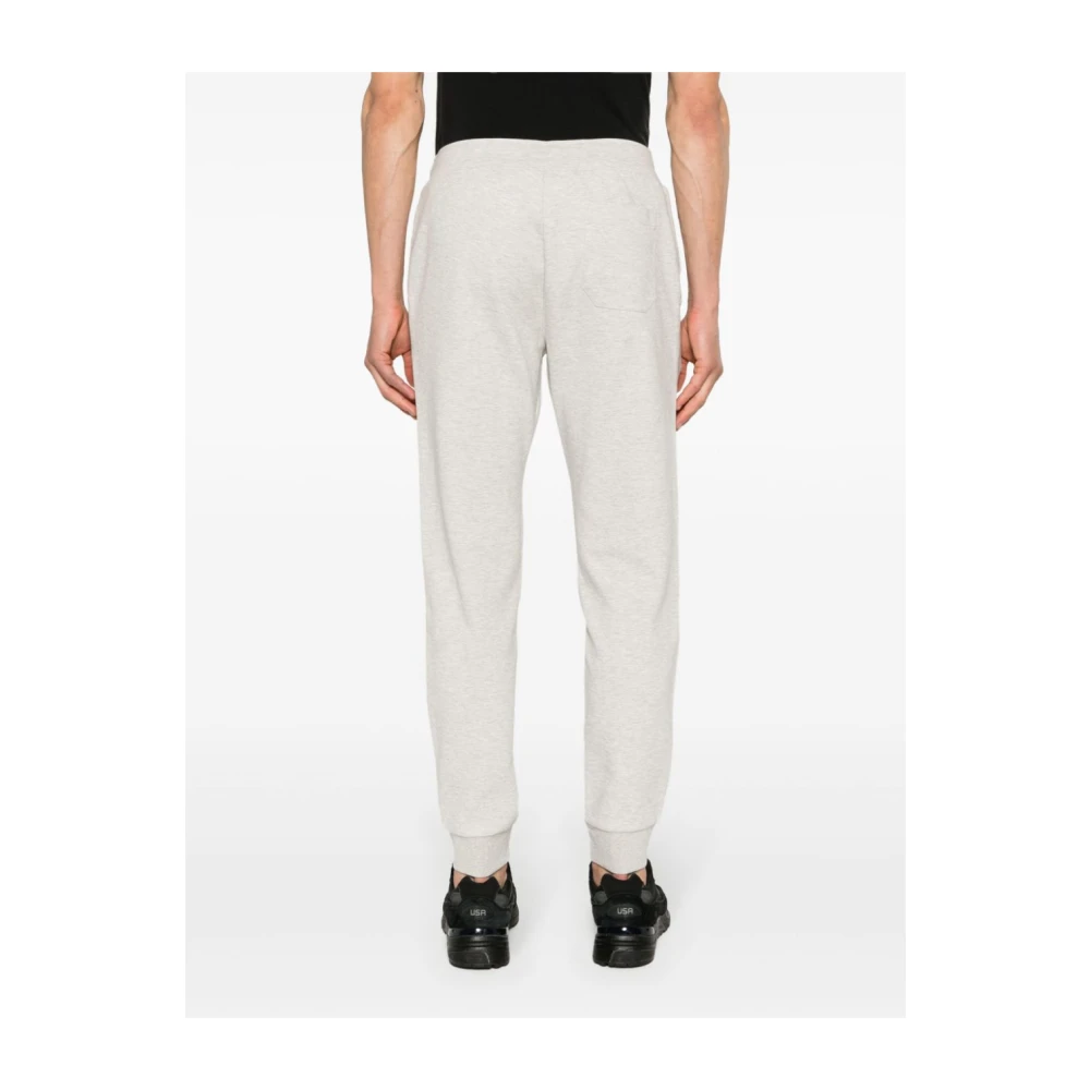 Polo Ralph Lauren Grijze Geborduurde Broek voor Mannen Gray Heren