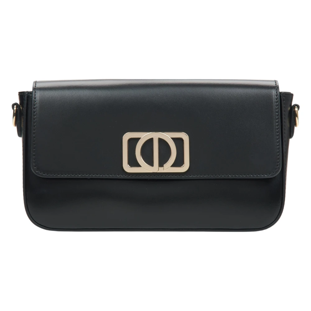 Estro Dames Kleine Zwarte Baguette Handtas Er00115405 Black Dames