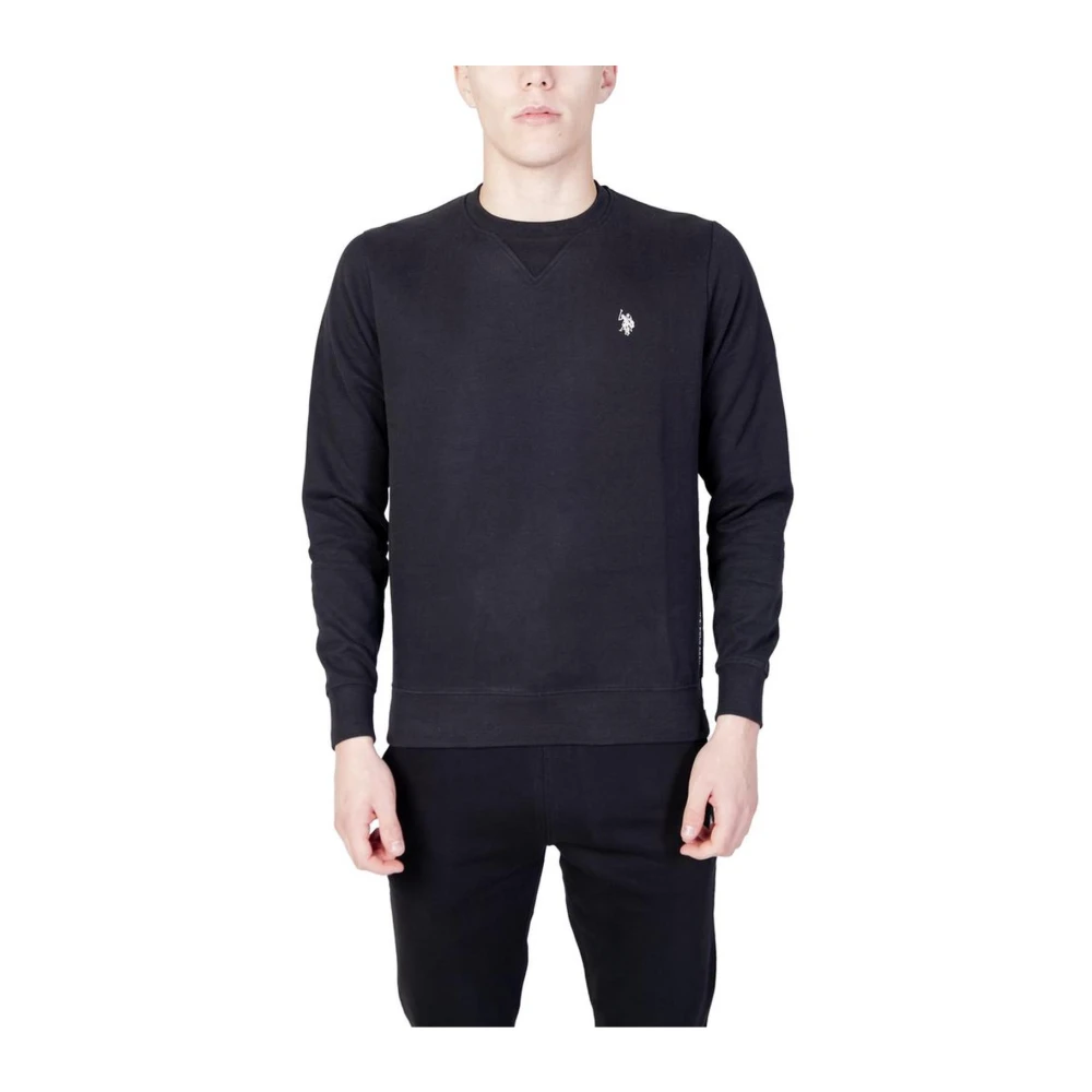 U.s. Polo Assn. Heren Trui Herfst Winter Collectie Black Heren