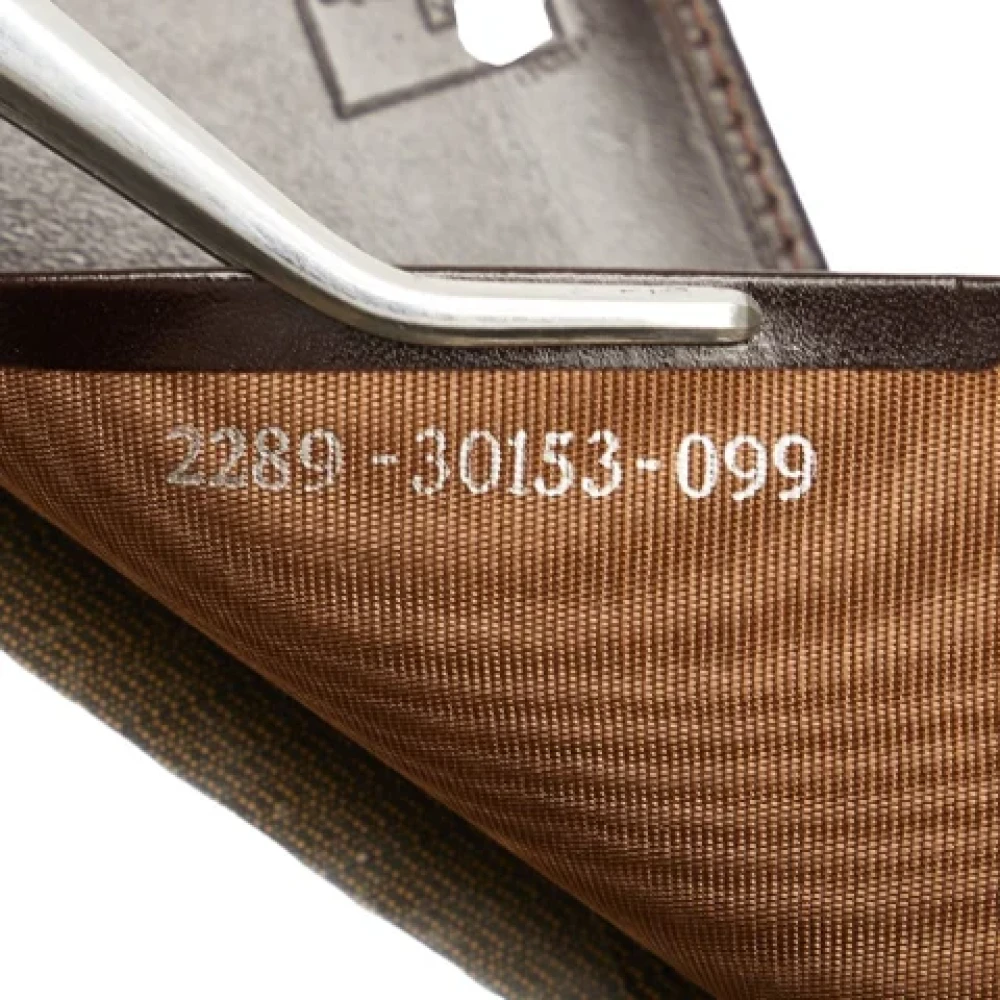 Fendi Vintage Pre-owned Canvas home-office Brown Dames