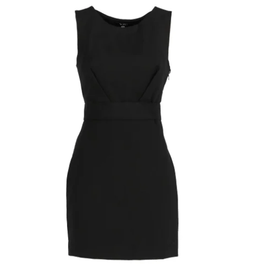 Versace Pre-owned Wool dresses Black Dames