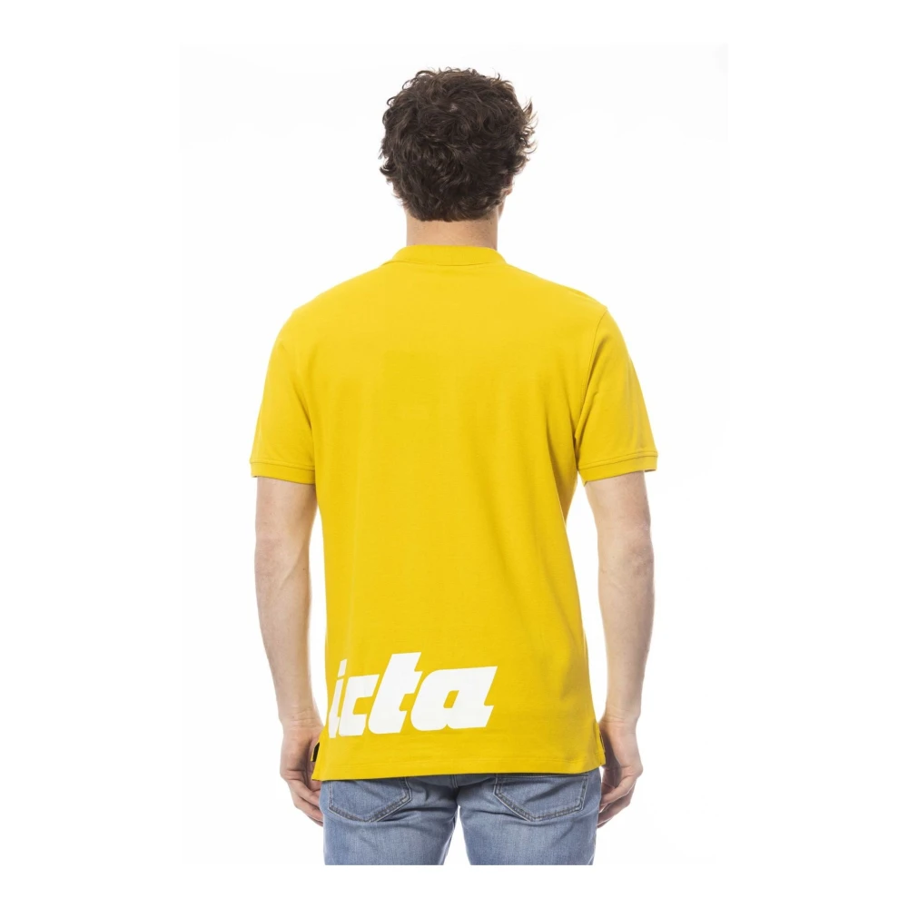 Invicta Klassiek Polo Shirt met Logo Detail Yellow Heren