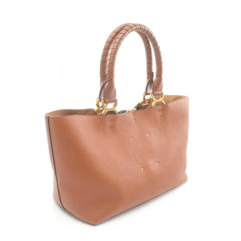 Chloé Pre-owned Leather handbags Brown Dames