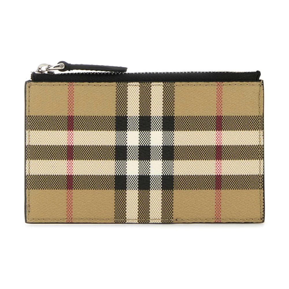 Burberry Men's Multicolor Wallets & Cardholders, One Size, Printed Canvas Card Holder