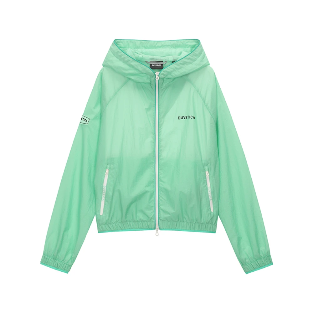 Duvetica Mint Hooded Stretch Jas Green Dames