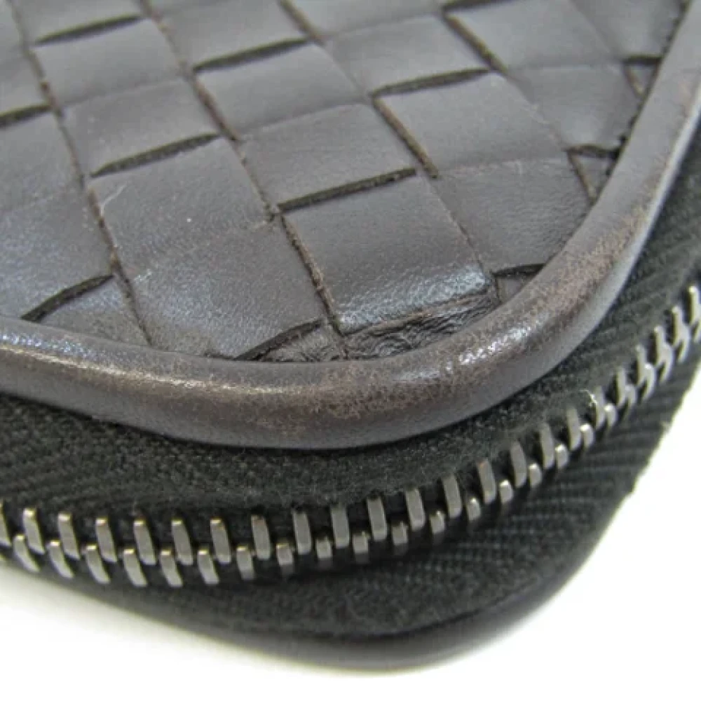 Bottega Veneta Vintage Pre-owned Leather wallets Black Heren