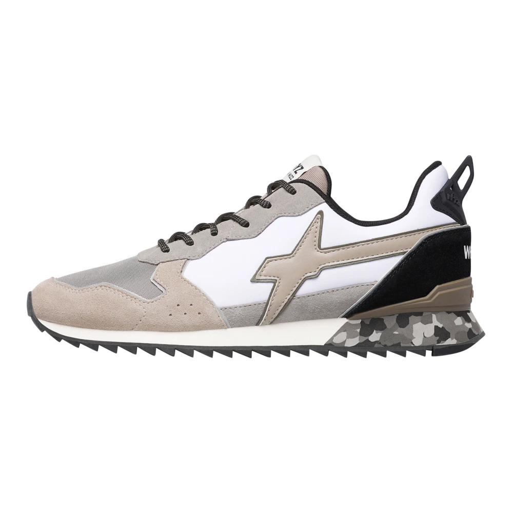 W6Yz Technical fabric and suede sneakers Jet-M. Heren Schoenen Grijs