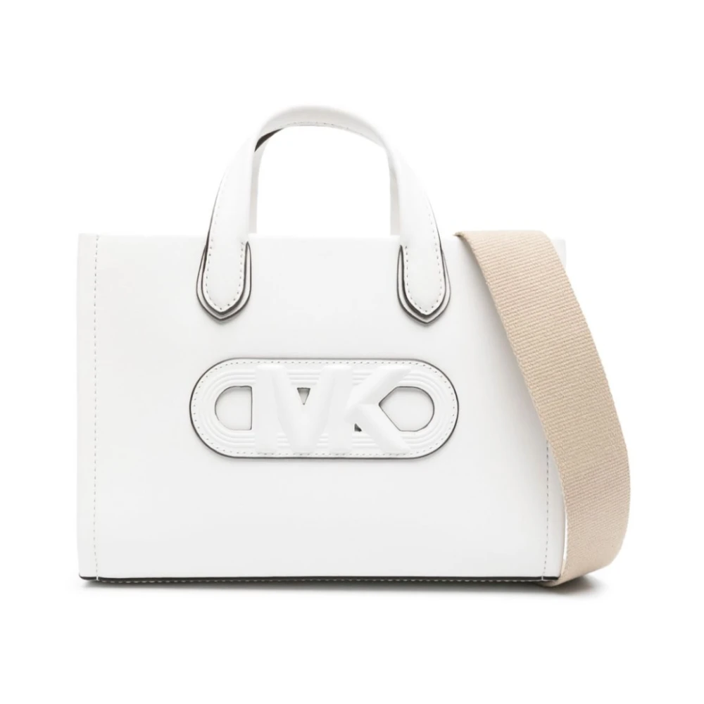 Michael Kors Witte leren kleine handtas Gigi stijl White Dames