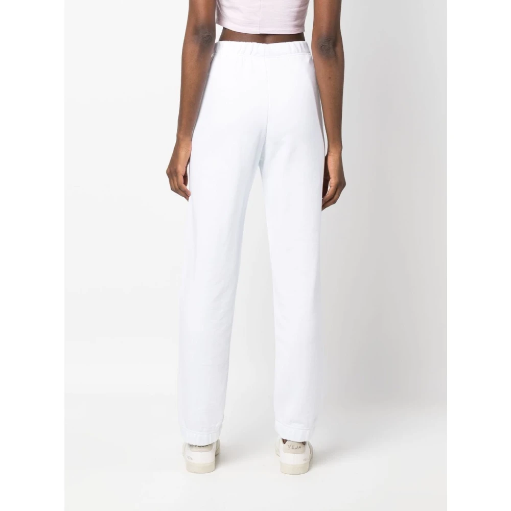 Chiara Ferragni Collection Eyelike Sportieve Broek Rechte Snit White Dames