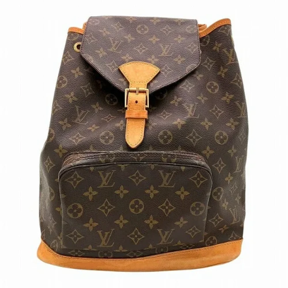 Louis Vuitton Vintage Pre-owned Canvas backpacks Brown Dames