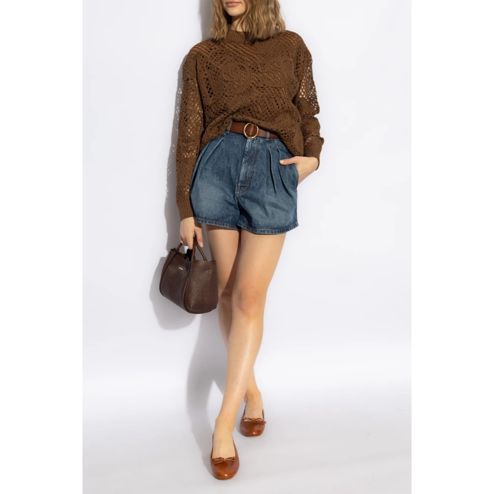 Max Mara Sweater Farea Brown Dames