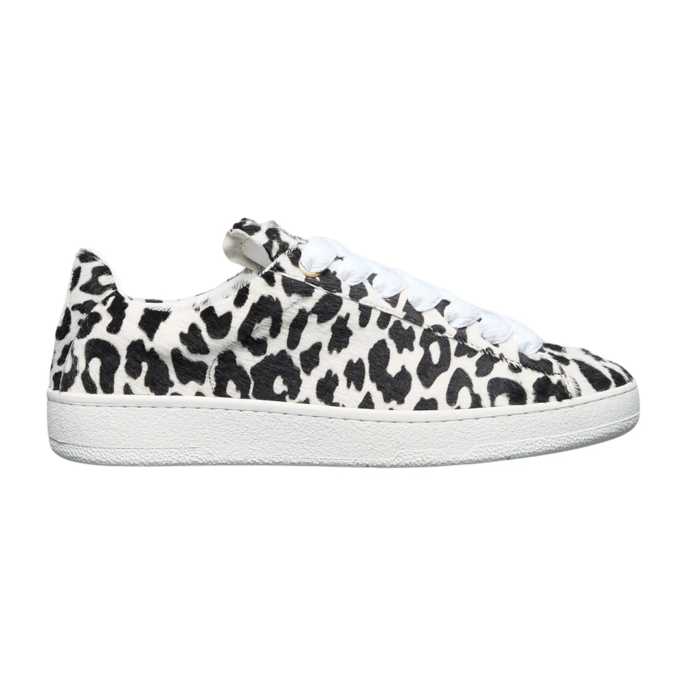 Lanvin Cow Print Low-Top Sneakers Heren Schoenen Veelkleurig Multicolor