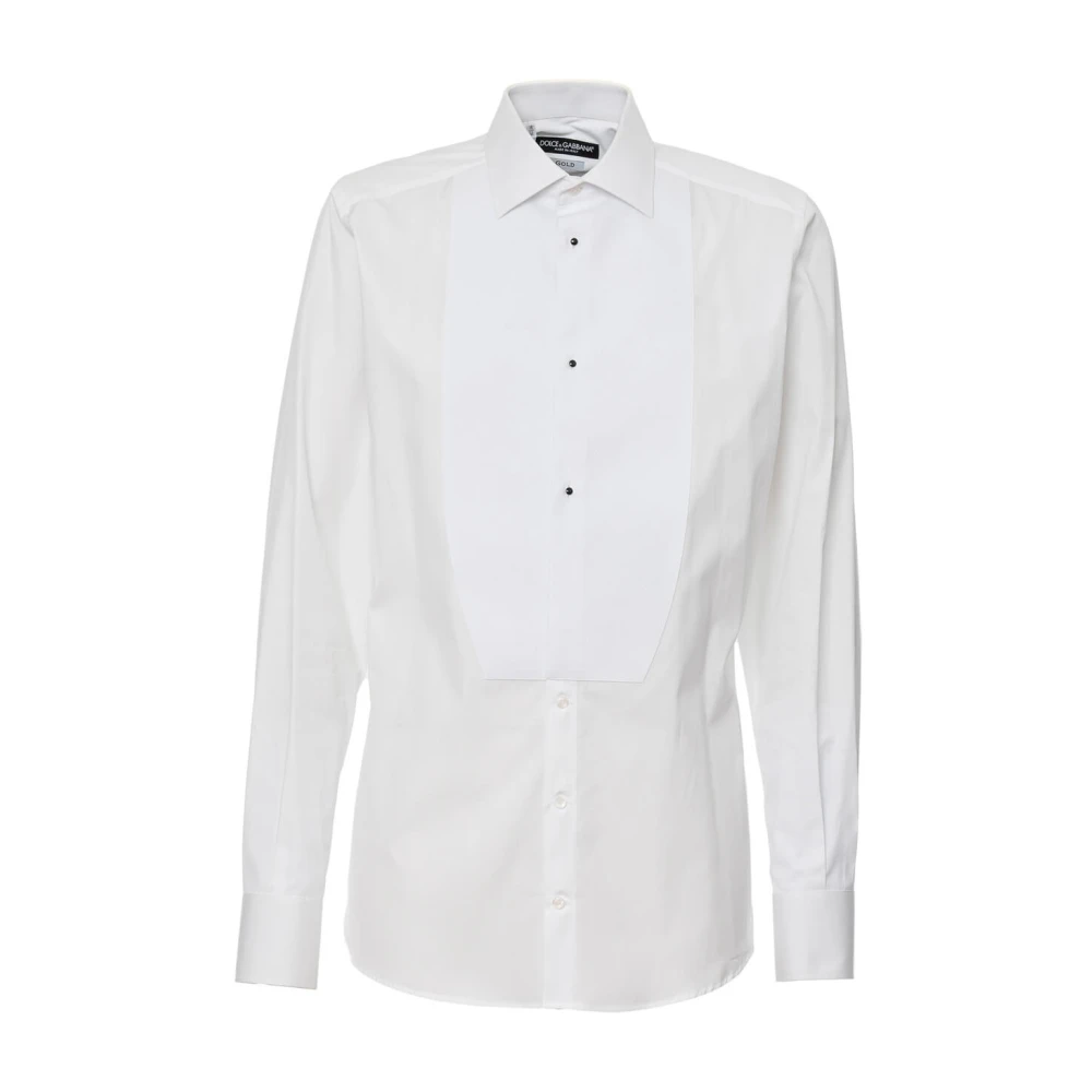 Dolce & Gabbana Chemise Casual En Coton Homme Chemises Blanc M