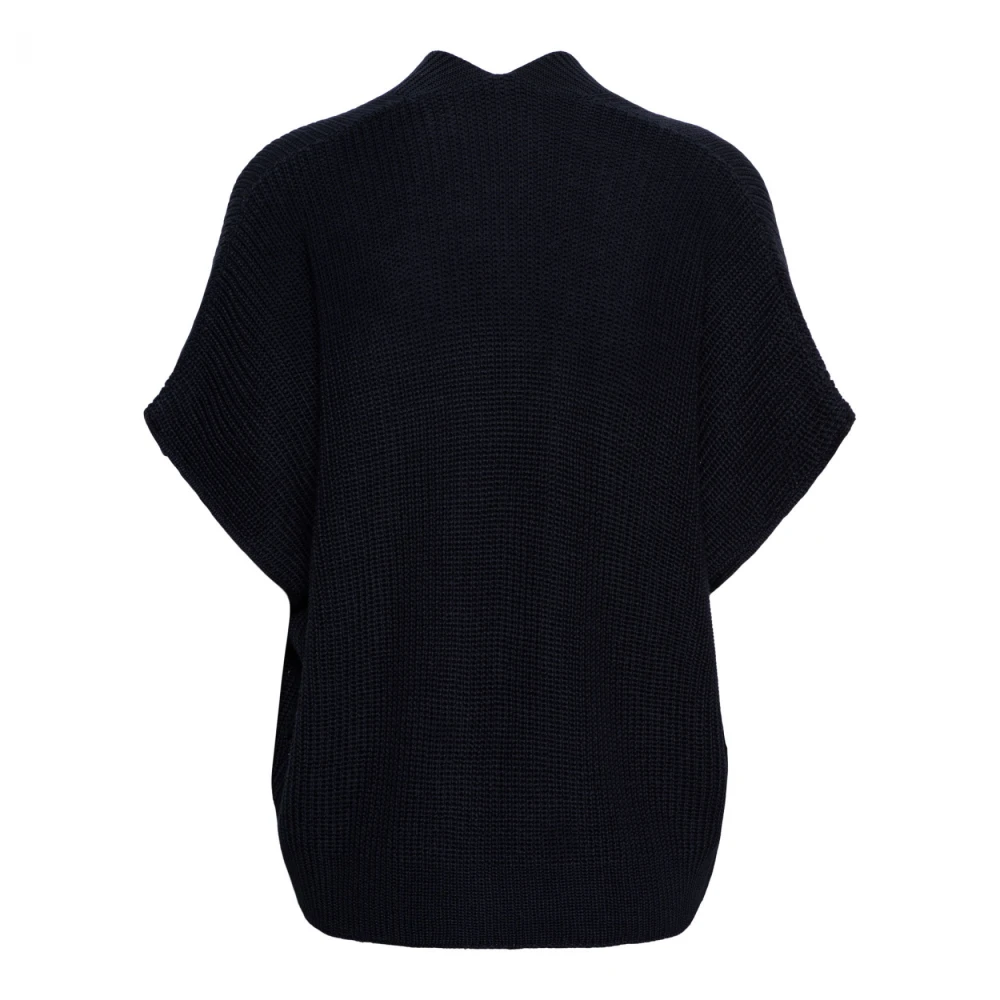 &Co Woman Trui met kabelbreipatroon Blue Dames