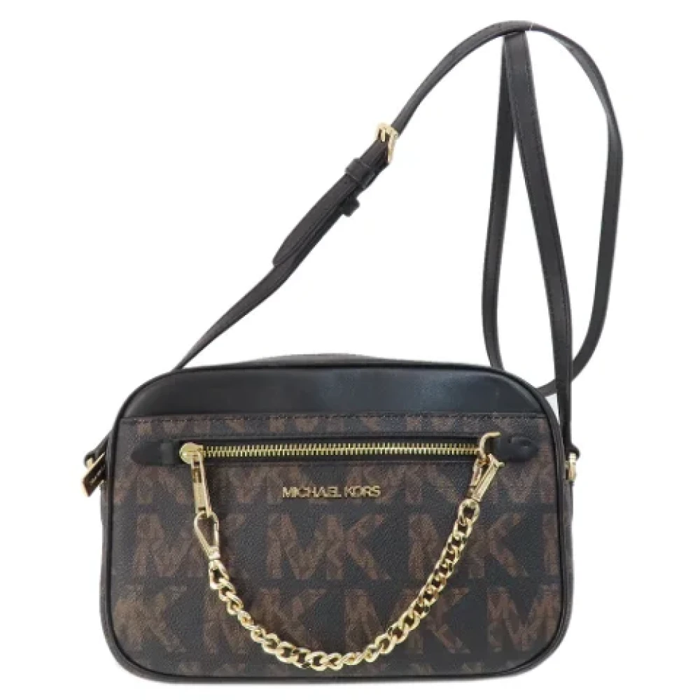 Michael Kors Pre-owned Fabric shoulder-bags Black Dames