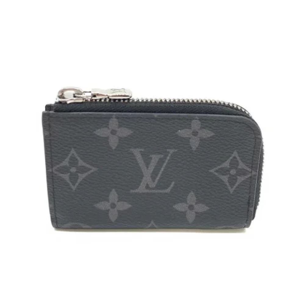 Louis Vuitton Vintage Pre-owned Canvas wallets Black Heren