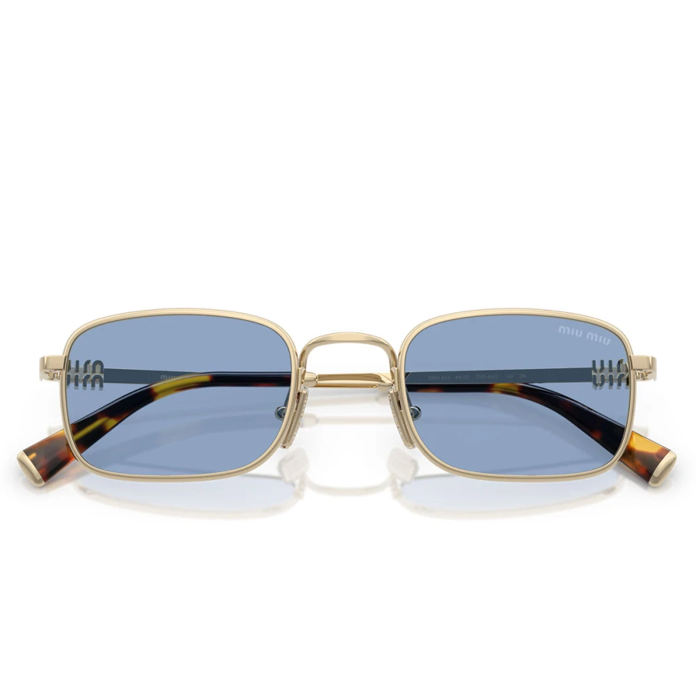 Miu Miu Unisex Yellow Sunglasses, 52 Mm, Rectangular Sunglasses