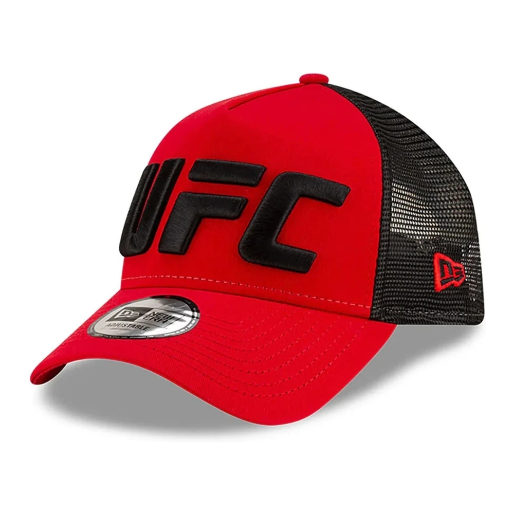 new era Rode UFC Core Trucker Hoed Red Heren