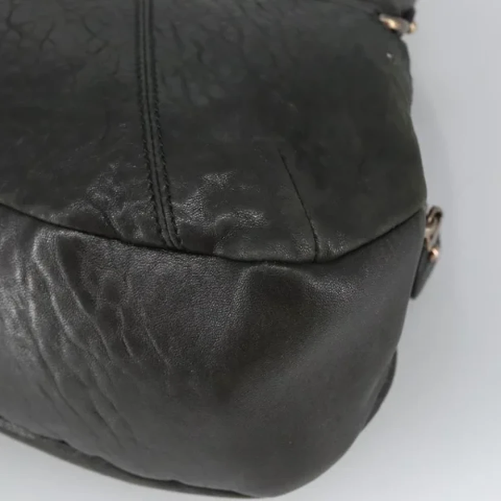 Salvatore Ferragamo Pre-owned Leather handbags Black Dames