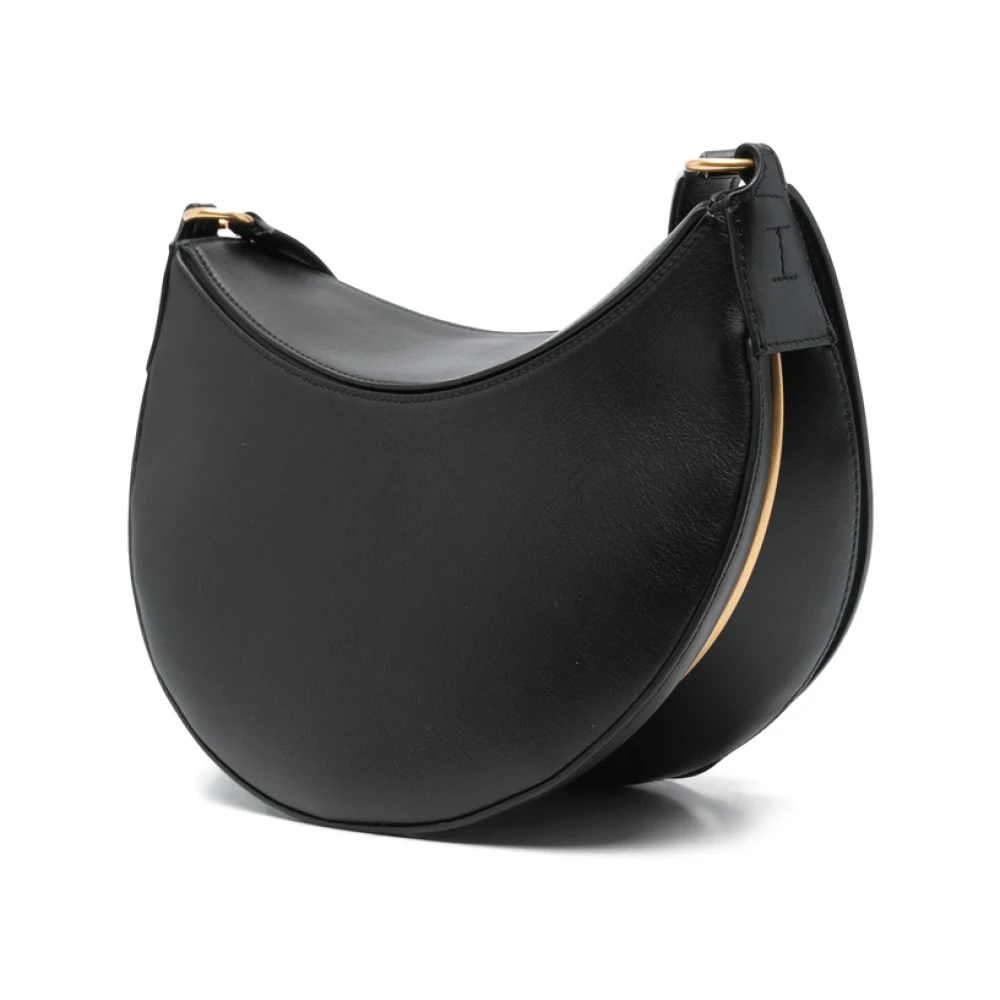 Wandler Zwarte Schoudertas met Overslag Black Dames
