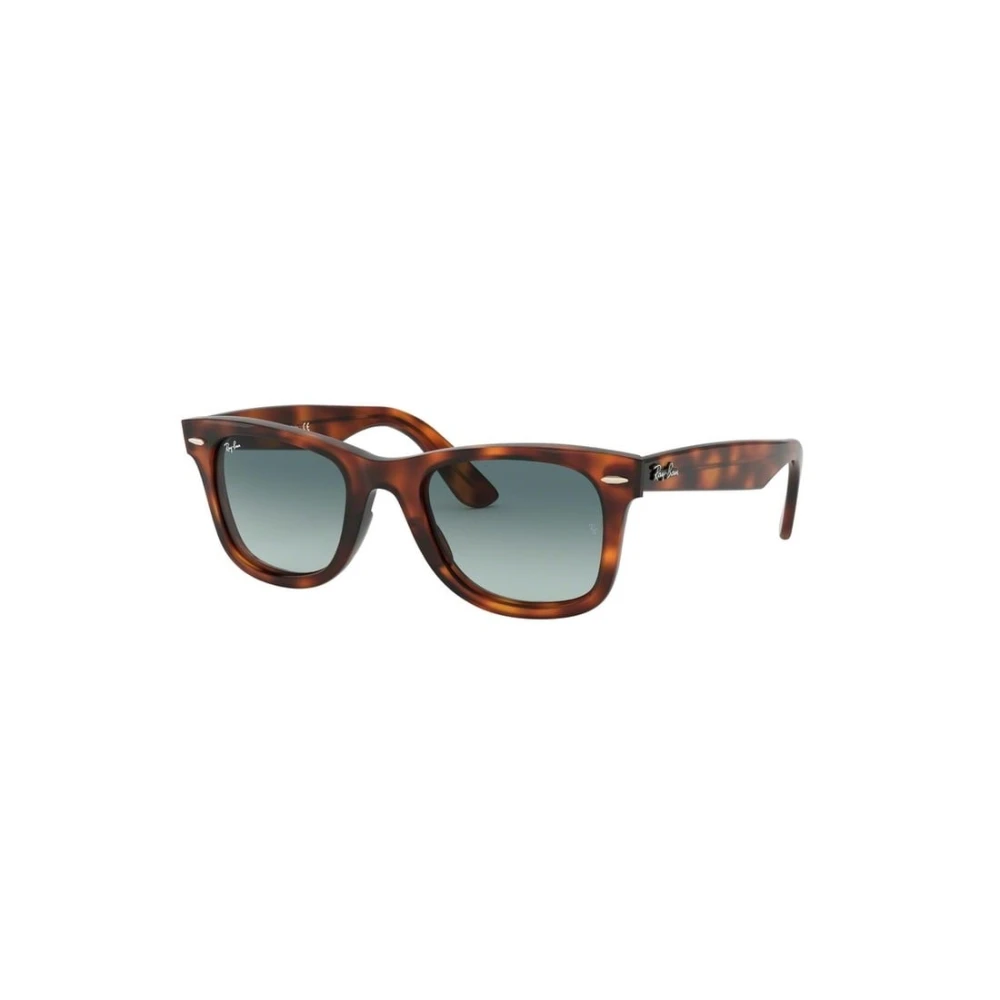 Ray-Ban Wayfarer RB4340, Red Havana Sunglasses Blue Gradient lenses, Mojo Glasses - Image 12