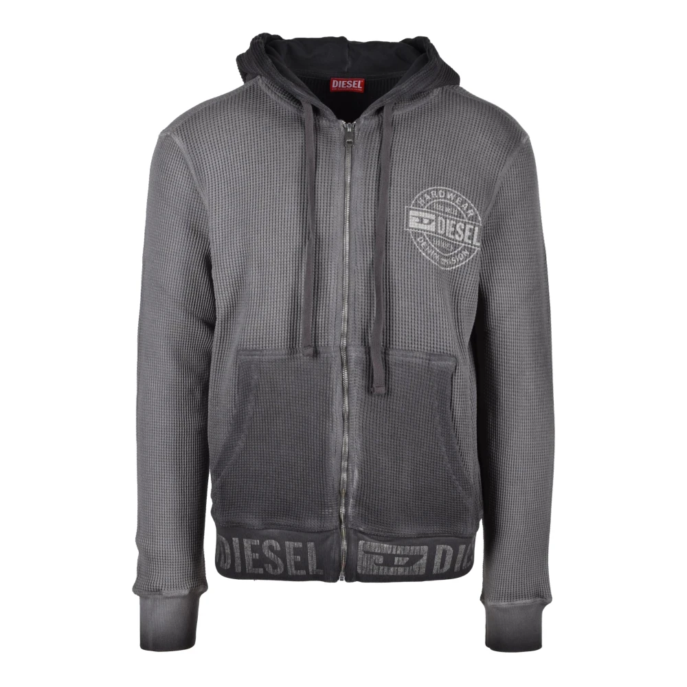 Sweatshirts & Hoodies > Zip-throughs - - Diesel - Modalova