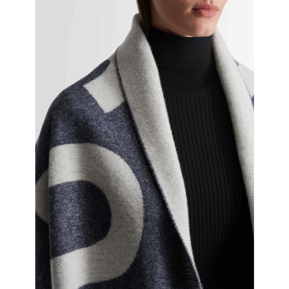 Fusalp Oversize Sjaal Blue Unisex
