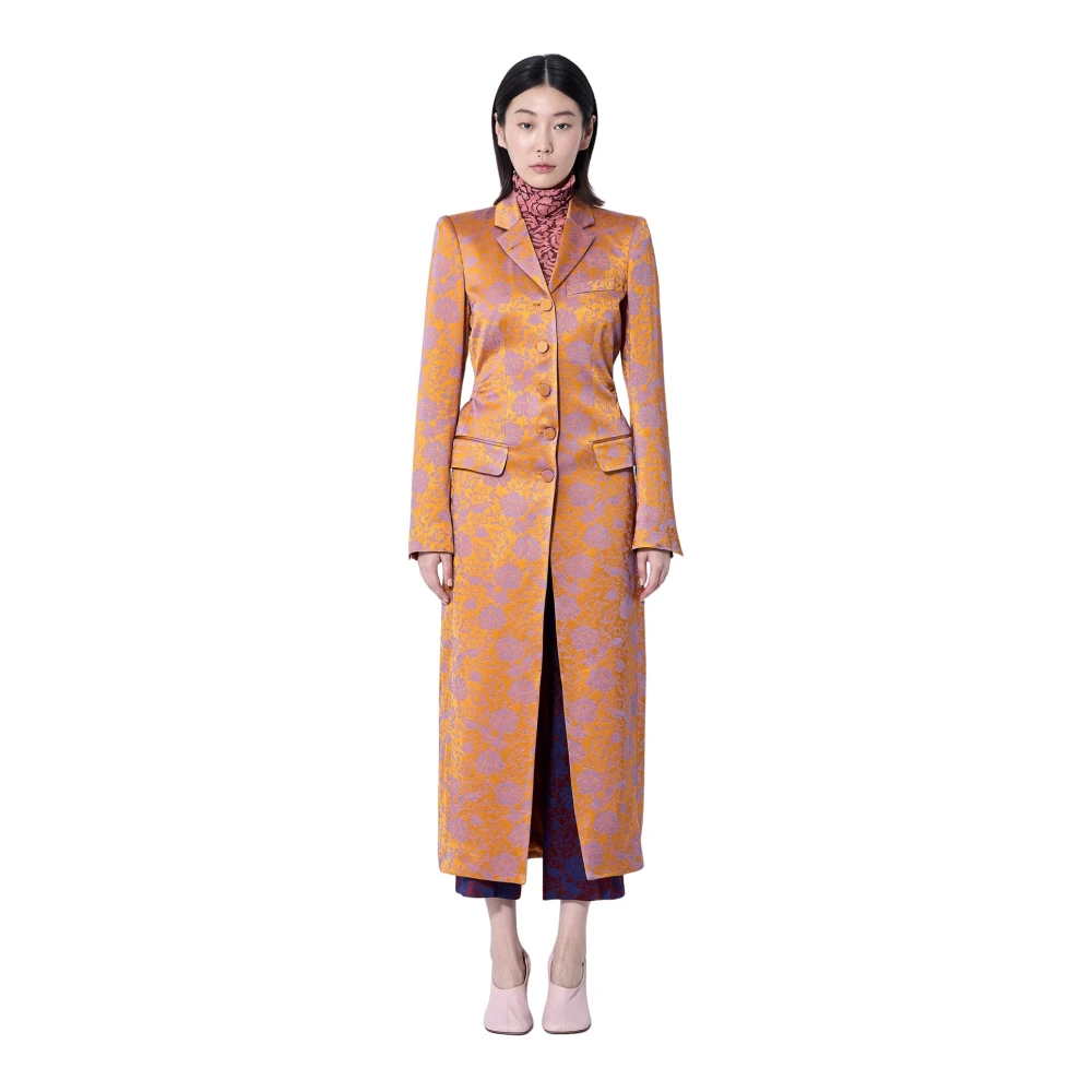 Coats > Single-Breasted Coats - - Dries Van Noten - Modalova