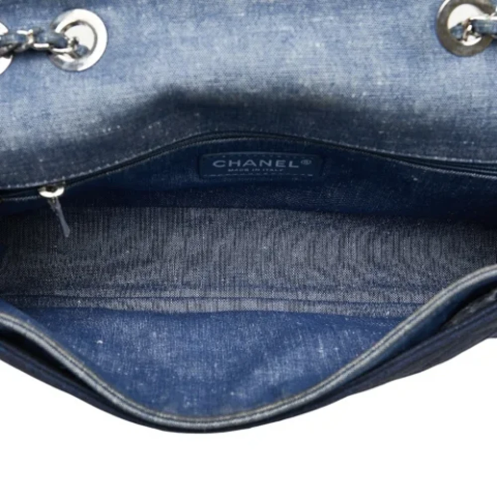 Chanel Vintage Pre-owned Denim chanel-bags Blue Dames