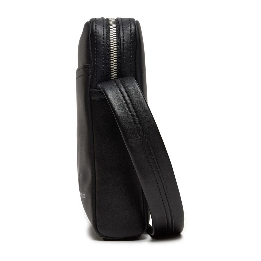 Calvin Klein Jeans Logo Reporter Tas Herfst Winter Collectie Black Heren