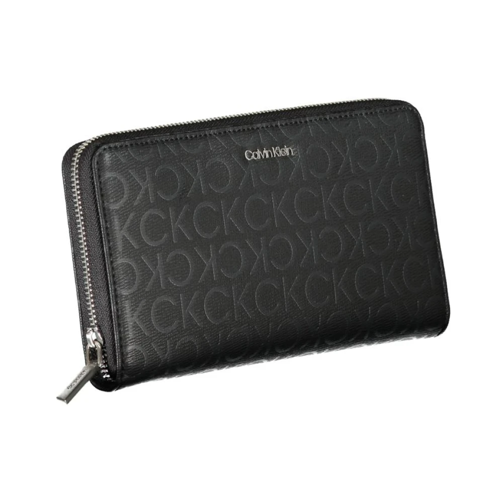 Calvin Klein Rfid Portemonnee met Muntvak Black Dames