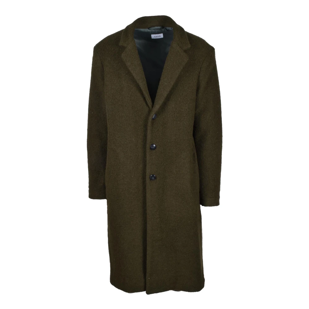Amish Wollen Blend Jas Green Heren