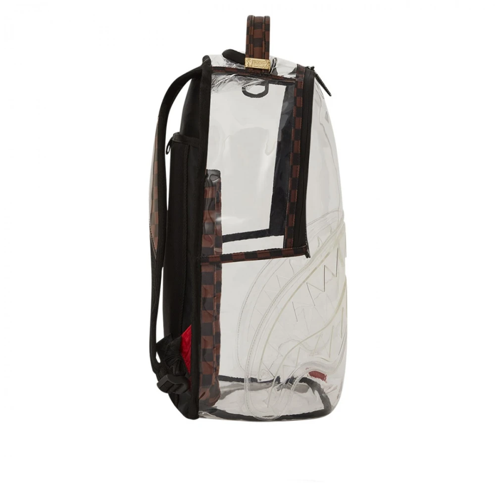 Sprayground Clear Brown Check Rugzak Brown Unisex