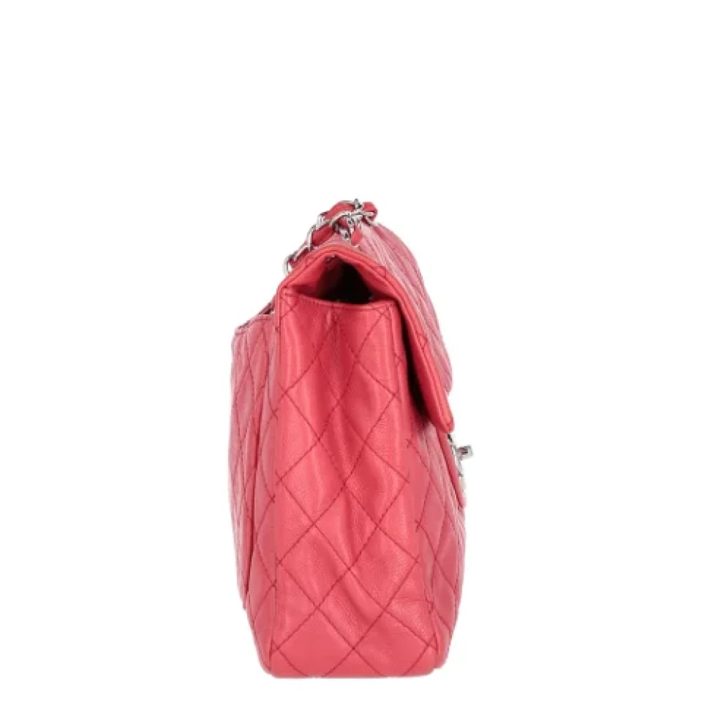 Chanel Vintage Pre-owned Leather chanel-bags Red Dames