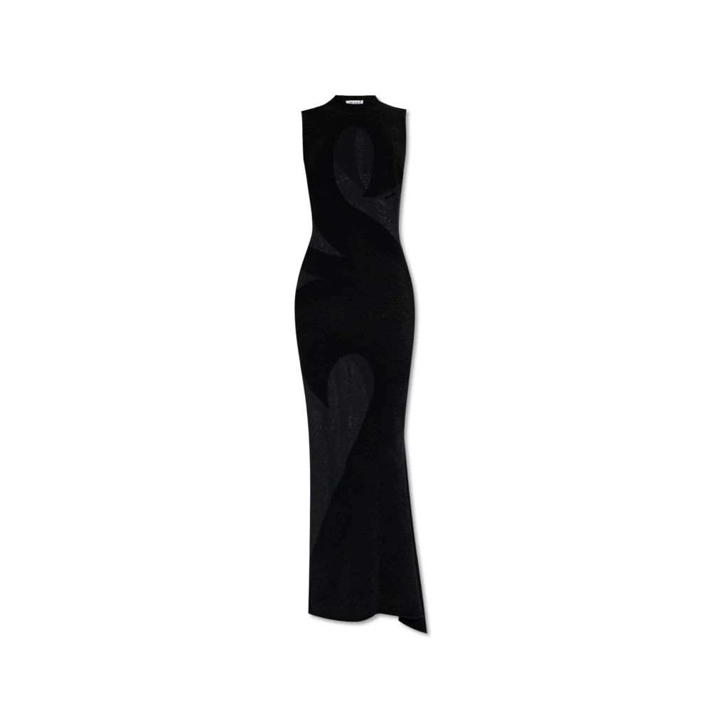 The Attico Maxi mouwloze jurk Black Dames