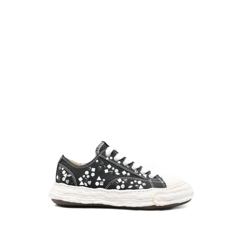 Mihara Yasuhiro Peterson23 OG Sole Canvas Low-Top Sneaker Heren Schoenen Zwart