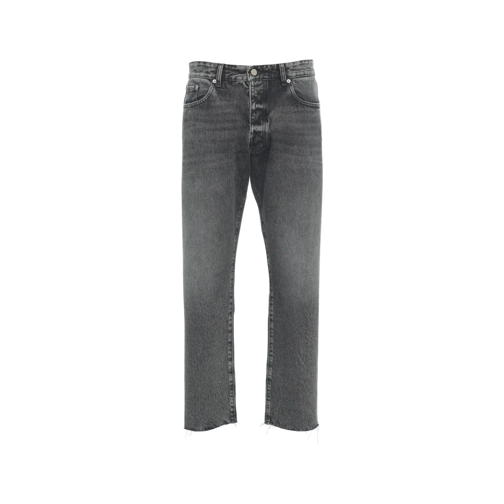 Icon Denim Grijze Jeans Aw24 Zacht Wassen Gray Heren