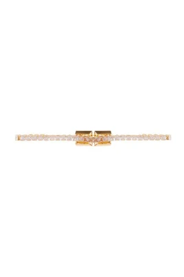 Rhinestone Necklace with Logo