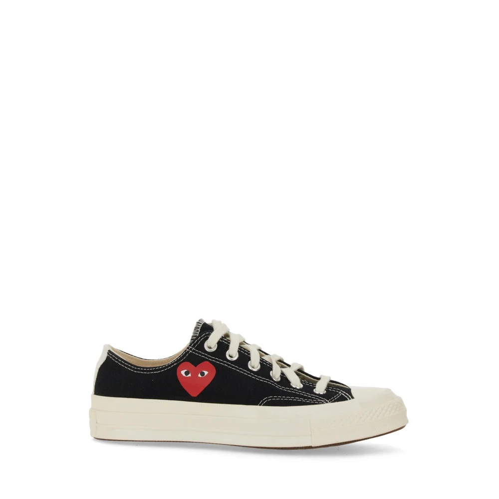 Comme des Garçons Play Chuck Taylor 70 Small Heart Low Heren Schoenen Zwart