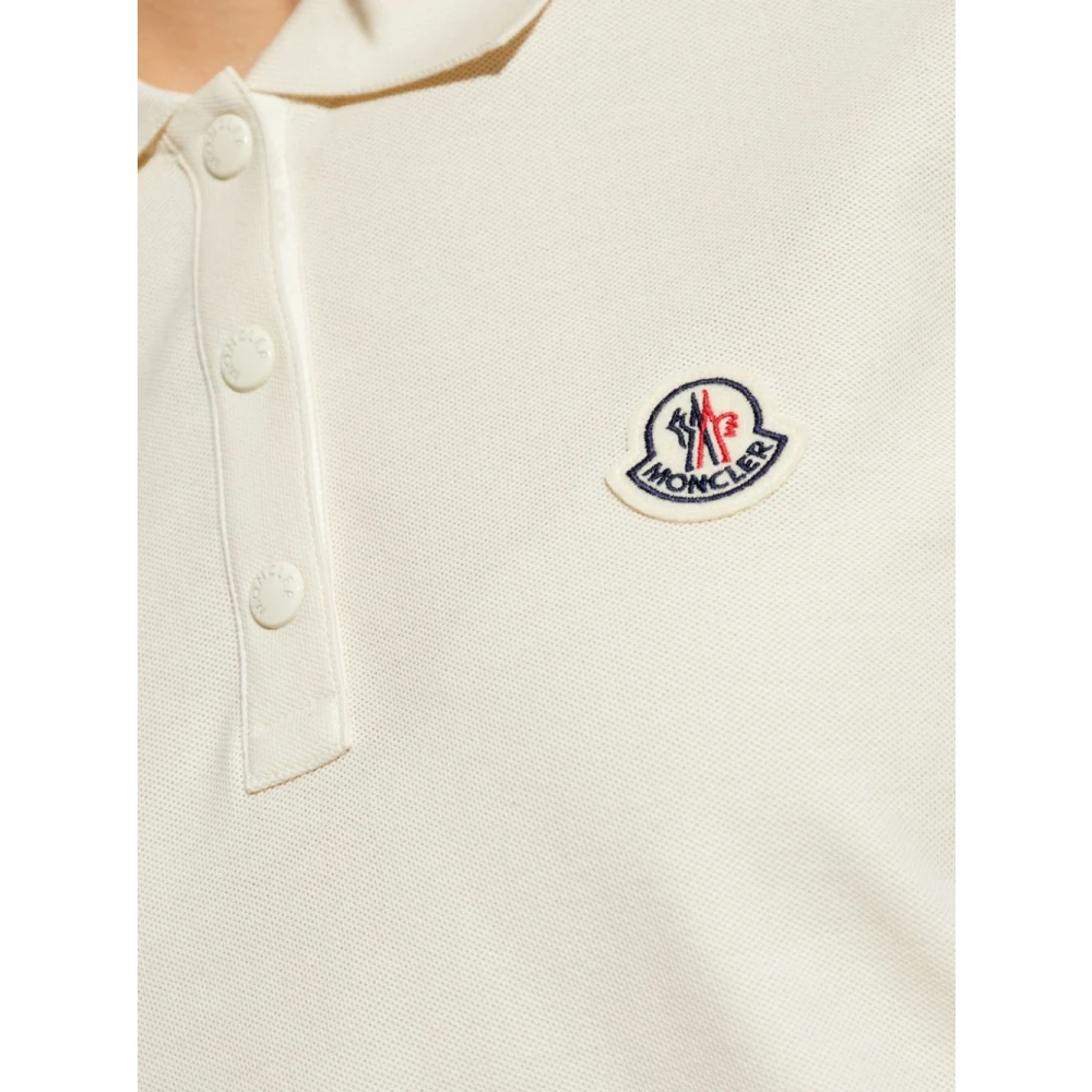 Moncler Natuurlijke T-shirt en Polo Beige Dames
