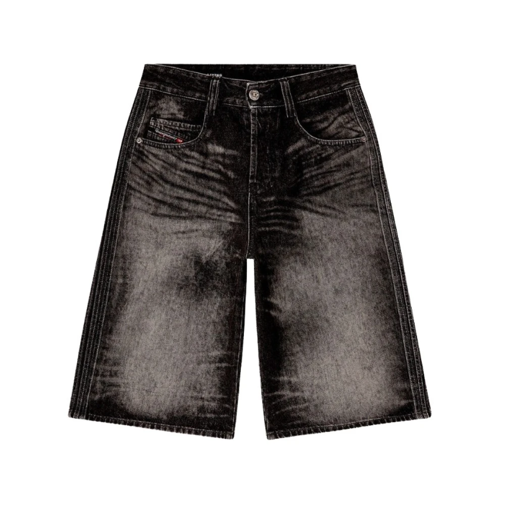 Diesel Uomo Grigio Pantaloncini, W29, New,