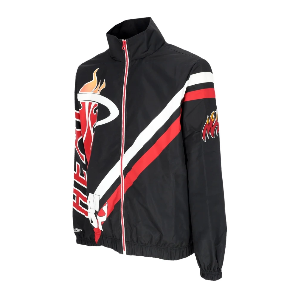 Mitchell & Ness Miami Heat NBA Windbreaker Jas Black Heren